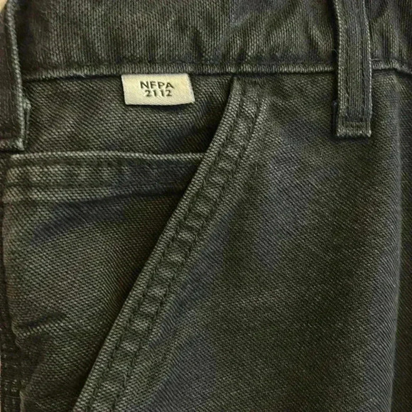 Carhartt Duck Flame Resistant 8-Pocket Utility Work Pants Black 44x30 NFPA 2112 - Picture 7 of 12